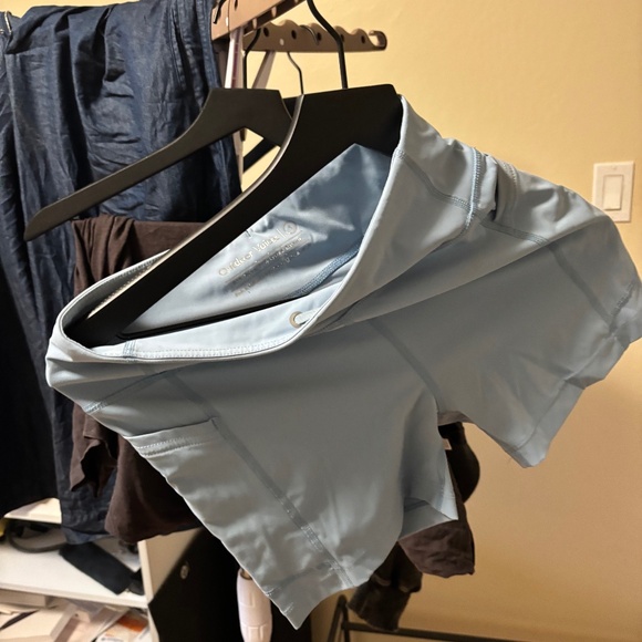 outdoor voices size S blue exercise shorts - Picture 1 of 3